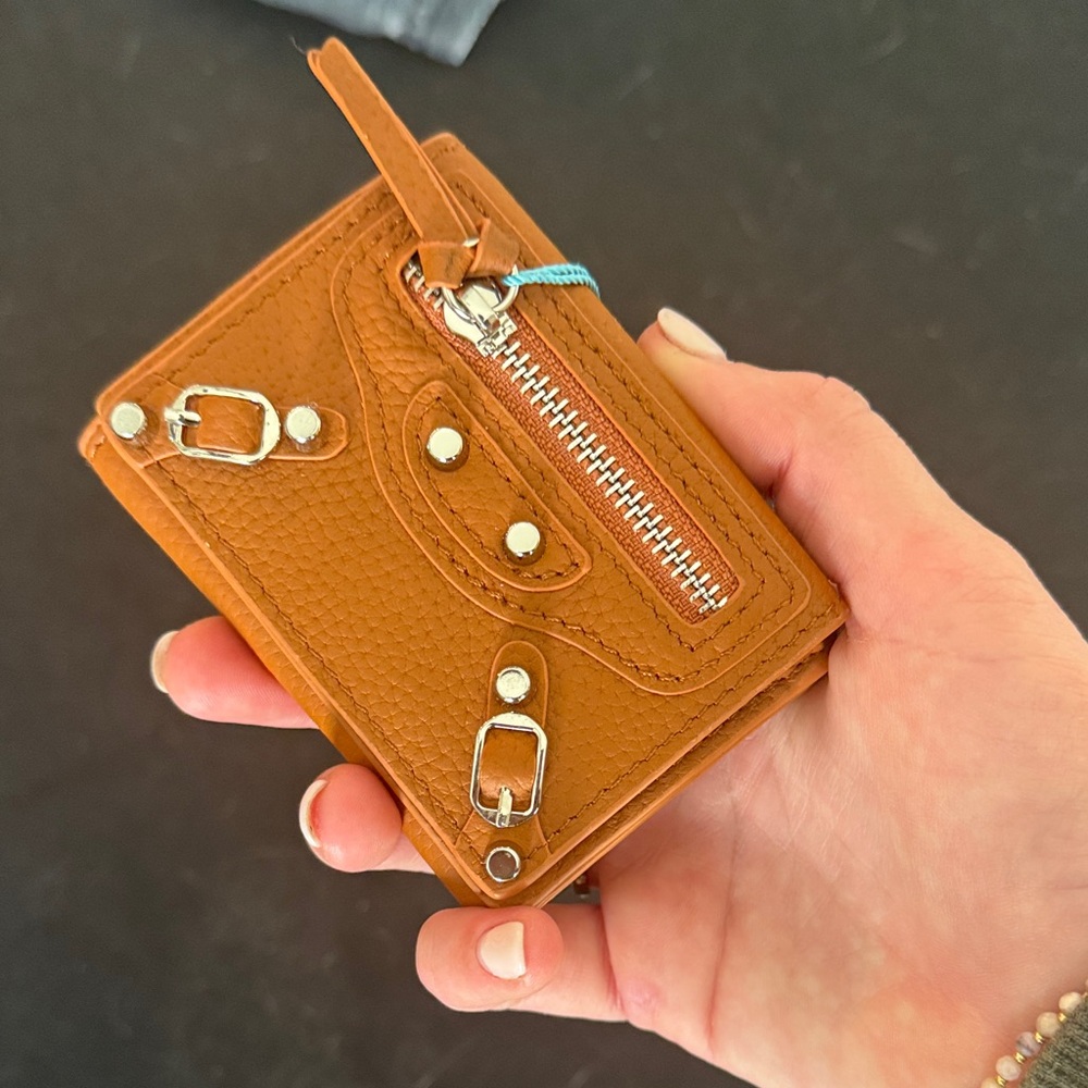 Tiffany & Fred Brown Leather Card Holder